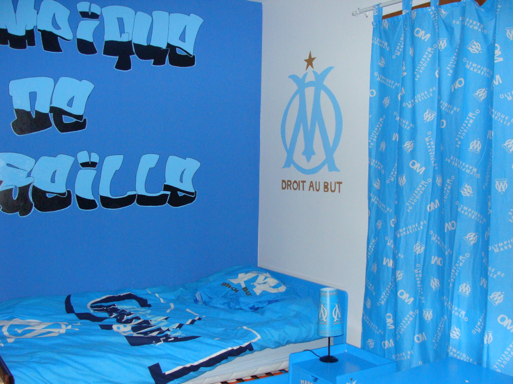 deco chambre olympique de marseille - visuel #1