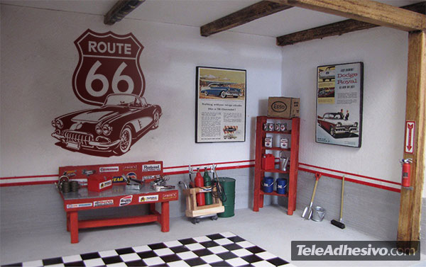 deco chambre route 66