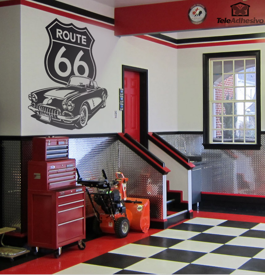 deco chambre route 66