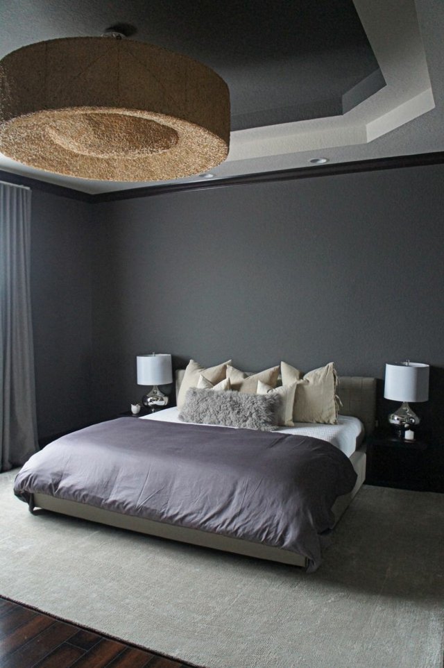 deco chambre sol gris