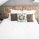 deco chambre tete de lit bois