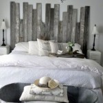 deco chambre tete de lit bois