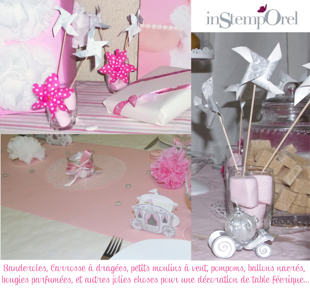 deco de table a faire soi meme bapteme