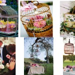 deco de table cage oiseaux