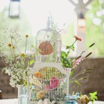 deco de table cage oiseaux