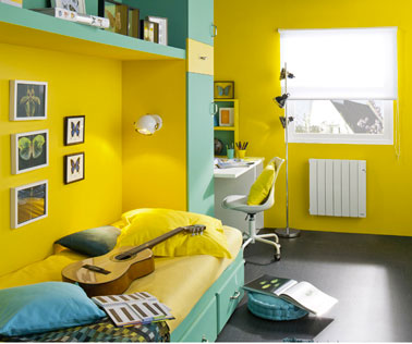 deco pour chambre jaune
