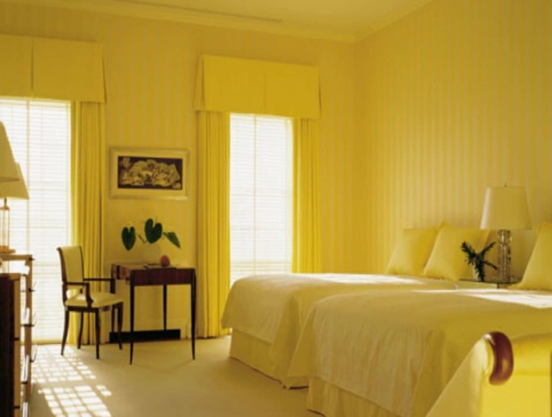 deco pour chambre jaune