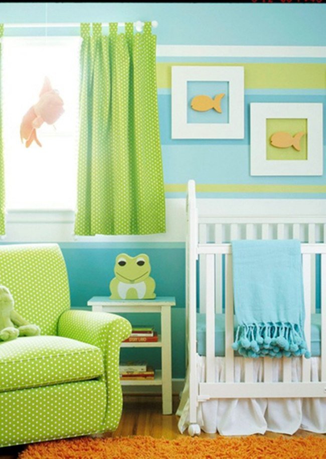 decoration chambre bebe grenouille