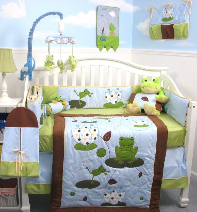 decoration chambre bebe grenouille