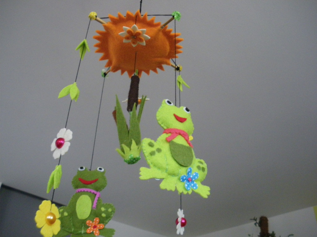 decoration chambre bebe grenouille