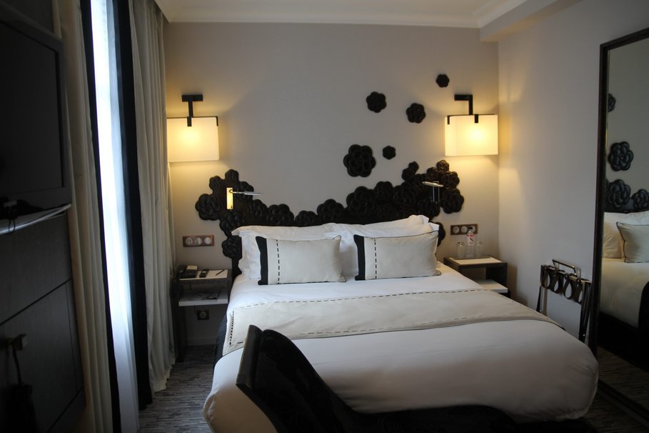 decoration chambre beige et blanc