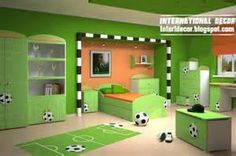 decoration chambre garcon soccer