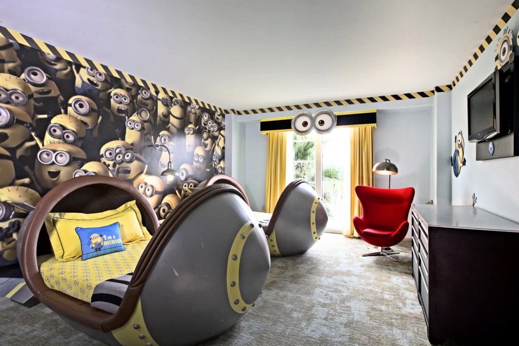 decoration chambre les minions