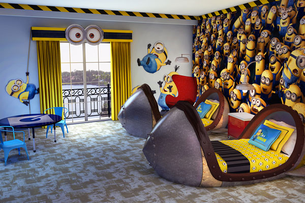 decoration chambre les minions