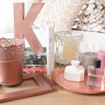 decoration chambre rose gold