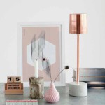 decoration chambre rose gold