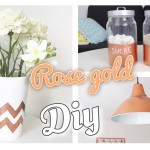 decoration chambre rose gold