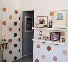 decoration chambre rose gold
