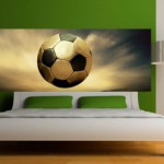 decoration chambre theme foot