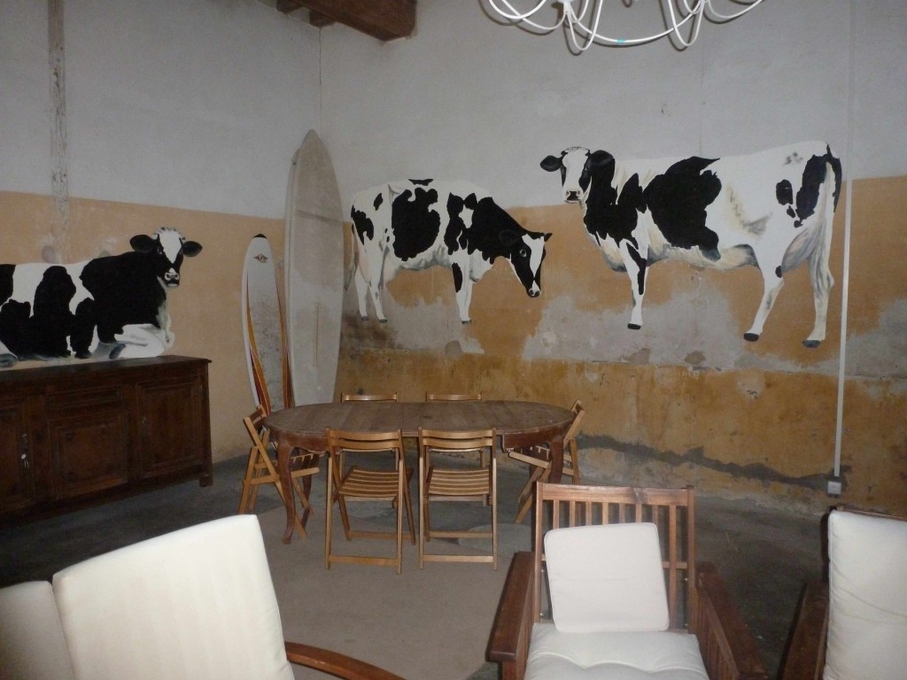 decoration chambre vache