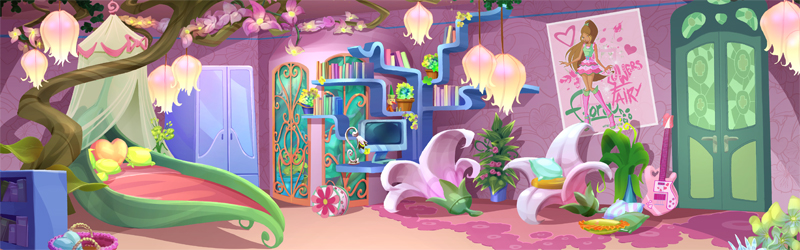 decoration chambre winx