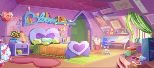 decoration chambre winx