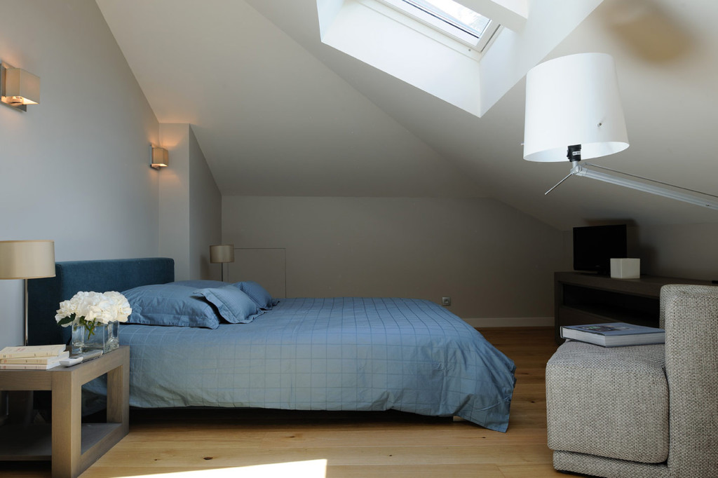 decoration chambres sous combles