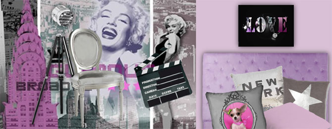 decoration de chambre theme cinema