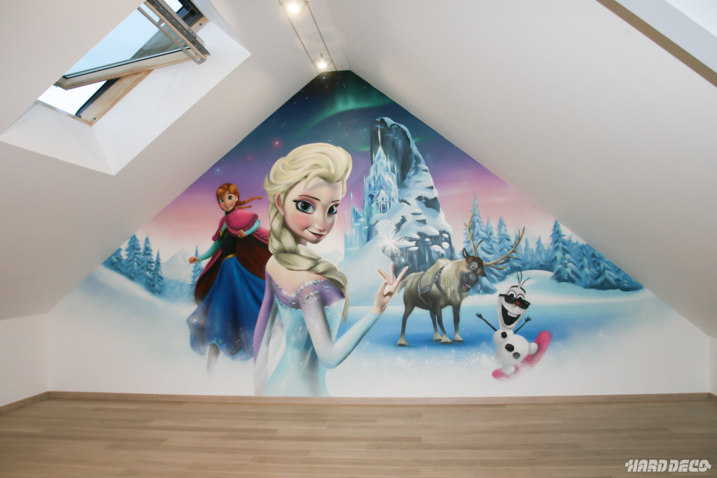 decoration pour chambre reine des neiges