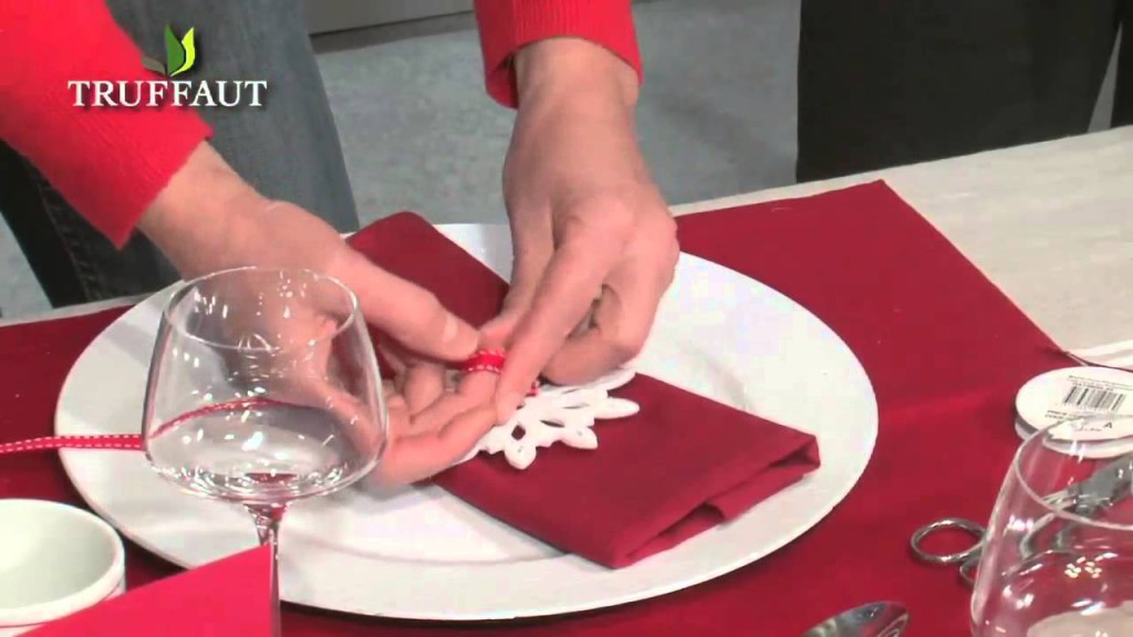 fabriquer deco de table pour noel
