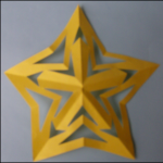 fabriquer deco noel etoile