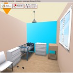 faire chambre bebe 3d