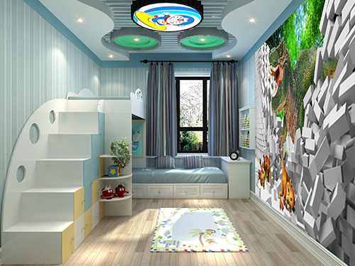 faire chambre bebe 3d