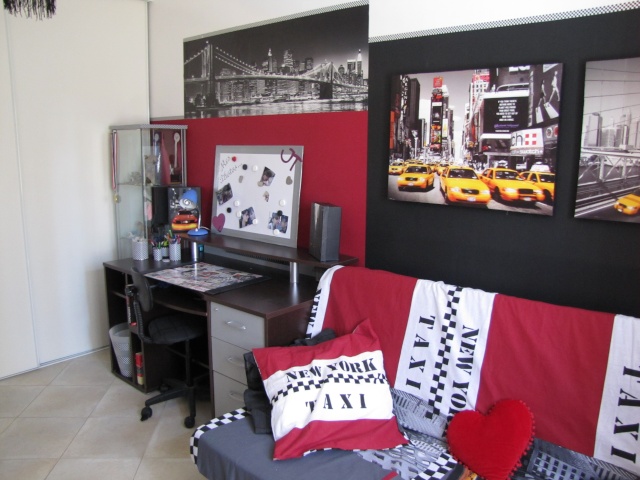 objet deco pour chambre new york
