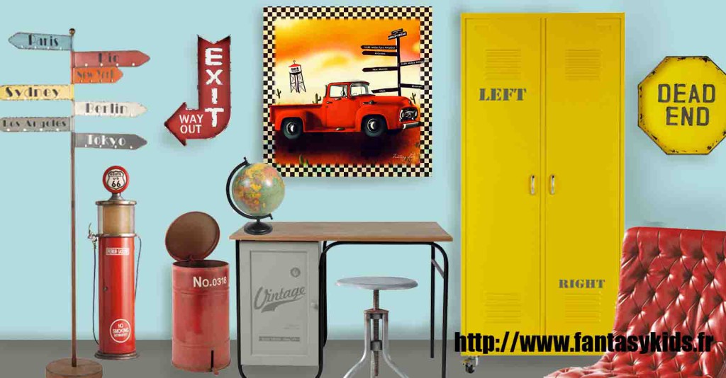 objet deco pour chambre new york