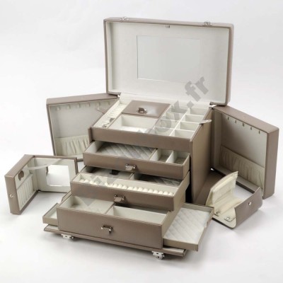boite a bijoux grand format cuir