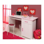 bureau pour fille rose
