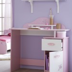 bureau pour fille rose