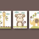 cadre chambre bebe jungle