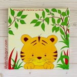 cadre chambre bebe jungle
