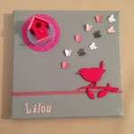 cadre toile chambre bebe