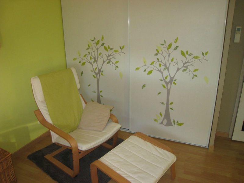 chambre deco vert anis