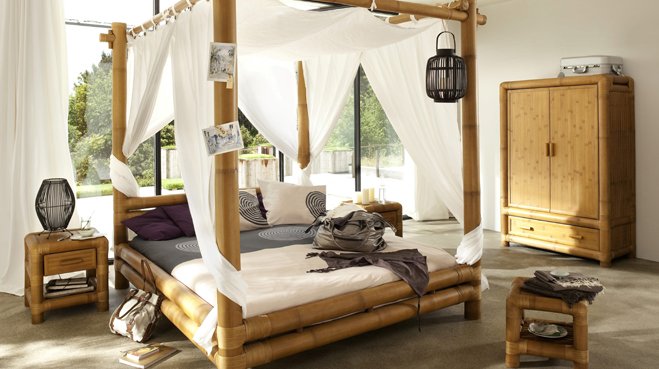 chambre decoration exotique