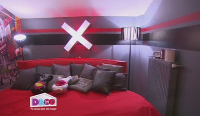 deco chambre ado garcon rouge noir