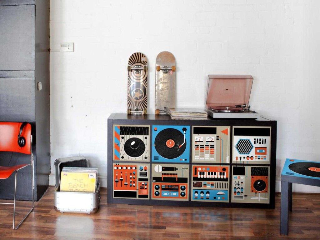 deco chambre ado musique