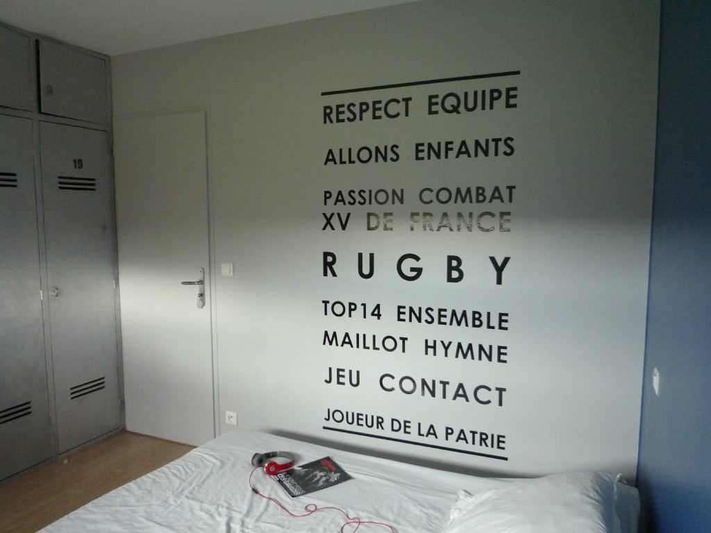 deco chambre ado rugby