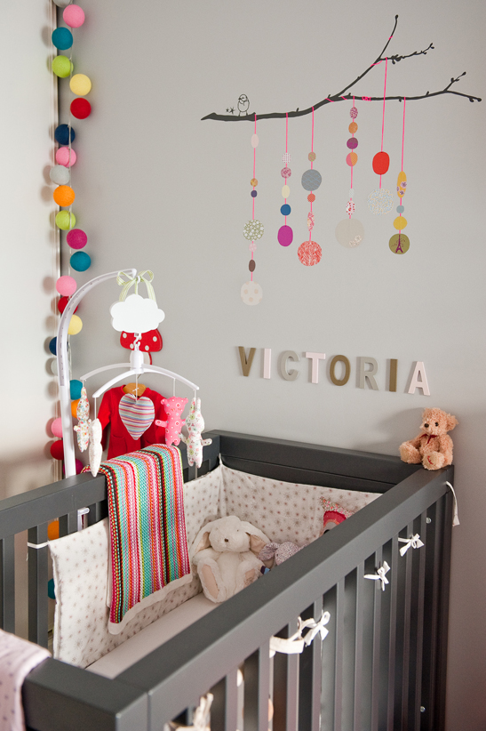 deco chambre bebe fille oiseau