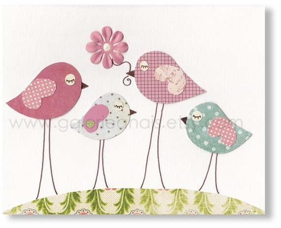 deco chambre bebe fille oiseau