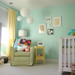 deco chambre bebe garcon vert