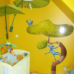 deco chambre bebe jungle savane